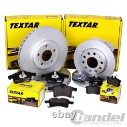 TEXTAR Brake Disc Kit + Front and Rear Pads FIAT DUCATO JUMPER BOXER