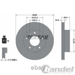 TEXTAR Brake Disc Kit + Front and Rear Pads FIAT DUCATO JUMPER BOXER