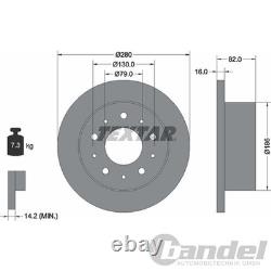 TEXTAR Brake Disc Kit + Front and Rear Pads FIAT DUCATO JUMPER BOXER