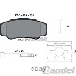 TEXTAR Brake Disc Kit + Front and Rear Pads FIAT DUCATO JUMPER BOXER