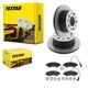 Textar Brake Kit Rear Discs + Pads Fiat Ducato Jumper Boxer 250