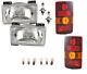 Tail Lights Rear Kit Left Right Suitable For Fiat Ducato +