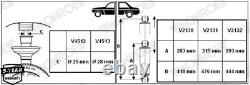 2x MONROE Amortisseur Kit amortisseur Amortisseurs V2130 2,200kg