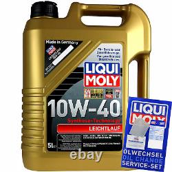 9L Set D'Inspection Liqui Moly Bon Fonctionnement 10W-40 + SCT Filtres 11231643