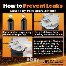 Air Suspension Kit + compresseur 12V For Fiat Ducato Citroën Jumper 1994- 7300LB