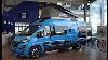 Blue And Sharp German Hymer 2021 Evo 1 Fiat Ducato 2021 Motorhome With Pop Up Roof Leather Interior