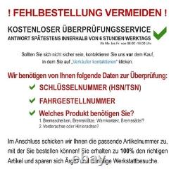 Disques Revêtements 280mm Avant pour Citroen Jumper II Fiat Ducato Peugeot Boxer