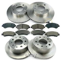 Disques de Frein + Plaquette VA + Arrière pour Citroen Jumper Fiat Ducato