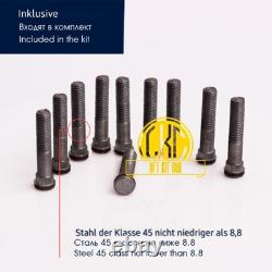 Entretoise kit de levage complet en aluminium 40 mm pour Fiat Ducato 1987-1992