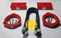 Entretoise kit de levage complet en aluminium 40 mm pour Fiat Ducato 1987-1992