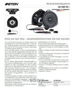 Eton UG FIAT FD16 16,5 CM Haut-Parleur Kit Compatible Avec Fiat Ducato III Etc