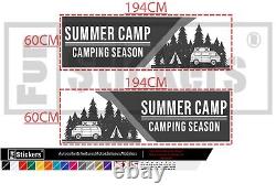 Fiat DUCATO VAN CAMPER camper montagne kit stickers déco autocollants adhésif