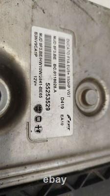 Fiat Ducato 2014 Diesel Kit calculateur ECU et verrouillage 55253529 KEZ14034