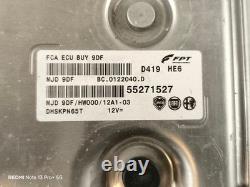 Fiat Ducato 2018 Diesel Kit calculateur ECU et verrouillage 55271527 REM53967