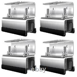 Fiat Ducato Heavy Duty Roof Braket Kit Mount Kits 304 Grade Inox Steel 4Pcs