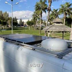 Fiat Ducato Heavy Duty Roof Braket Kit Mount Kits 304 Grade Inox Steel 4Pcs