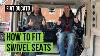 Fitting Swivel Seats Low Profile Seat Base Fiat Ducato Uk Self Build Campervan Conversion