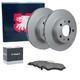 Jp Group Kit De Freins &Agrave; Disques Avant Fiat Ducato Peugeot Boxer