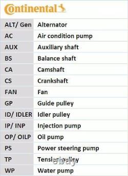 KIT DE COURROIES D'ACCESSOIRE FIAT DUCATO CAMION PLATE-FORME/CHâSSIS 2.3 JTD