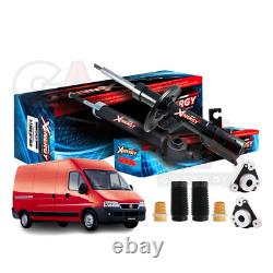 Kit 4 Amortisseurs Complet Tampons Supports Fiat Ducato De 2002 À 2006