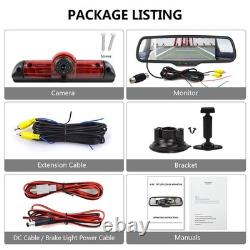Kit Caméra de recul 3ème vision nocturne pour Fiat Ducato Citroën Jumper Peugeot