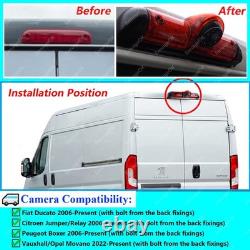 Kit Caméra de recul 3ème vision nocturne pour Fiat Ducato Citroën Jumper Peugeot