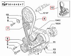 Kit Courroie de Distribution + Pompe Eau Fiat Ducato 2.3 JTD Original