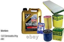 Kit D'Inspection Filtre LIQUI MOLY Huile 5L 10W-40 pour Fiat Ducato Bus 244