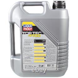 Kit D'Inspection Filtre LIQUI MOLY Huile 5L 5W-40 pour Fiat Ducato Bus 230 1.9