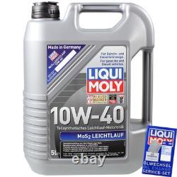 Kit D'Inspection Filtre Liqui Moly Huile 7L 10W-40 pour Fiat Ducato Boîte 230L
