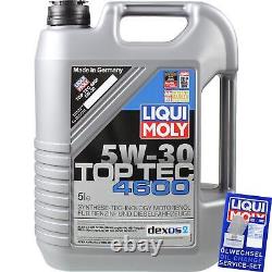 Kit D'Inspection Filtre Liqui Moly Huile 7L 5W-30 pour Fiat Ducato Bus 244 Par