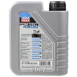 Kit D'Inspection Filtre Liqui Moly Huile 7L 5W-30 pour Fiat Ducato Bus 244 Par