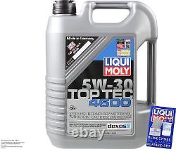 Kit D'Inspection Filtre Liqui Moly Huile 7L 5W-30 pour Fiat Ducato Bus 244 Par