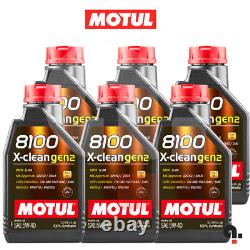 Kit D'entretien Pour Fiat Ducato 244 2.0 JTD 4 Filtres + 6LT Huile Motul 5W40