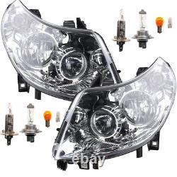 Kit De Phares Compatible Avec Fiat Ducato + Ampoules Gauche Droite 2006-2010