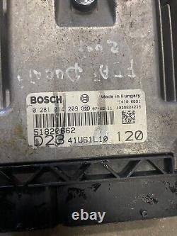 Kit Démarrage Module Ecu Fiat Ducato 2007 2.3/120cv/0281014209