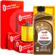 Kit Vidange Pour Fiat Ducato 2.8 Jtd 15 Q. Li + 4 Filtres & 6lt Huile Total 5w40