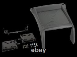 Kit cadre de montage double cache radio DIN compatible avec FIAT Ducato