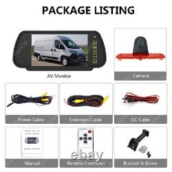 Kit caméra de recul voiture 7écran Pour Fiat Ducato Citroën Relay Peugeot Boxer