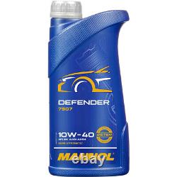 Kit d'inspection MANN-FILTER 7L MANNOL Defender 10W-40 pour Fiat Ducato Boîtier