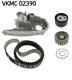 Kit De Distribution + Pompe à Eau Vkmc 02390 Skf Pour Iveco Fiat