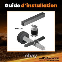 Kit de suspension pneumatique 12V compresseur for Fiat ducato 1994-2024 4000kg
