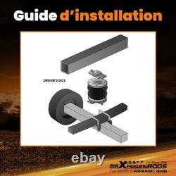 Kit de suspension pneumatique avec compresseur for Fiat ducato 1994-2024 4000kg