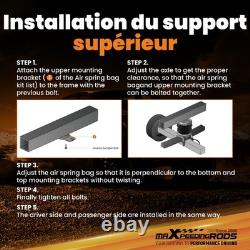 Kit de suspension pneumatique avec compresseur for Fiat ducato 1994-2024 4000kg