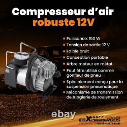 Kit de suspension pneumatique avec compresseur for Fiat ducato 1994-2024 4000kg