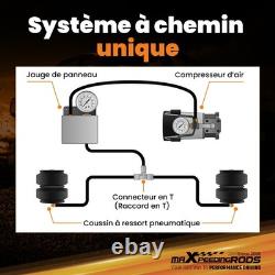 Kit de suspension pneumatique avec compresseur for Fiat ducato 1994-2024 4000kg