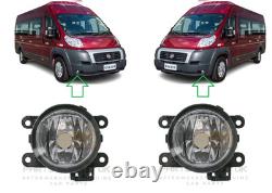Nouveau Kit 2 Phares Antibrouillard Pare-Chocs Avant Pour Fiat Ducato 2014-2026