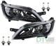 Phare Compatible Avec Fiat Ducato 250 Noir Avec Led Feux De Jour + Éclairage