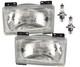 Phares Kit Halog&egrave;ne Convient Pour Fiat Ducato 1984-1990 Avec 2x H4 Gauche Droite