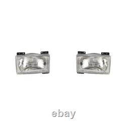 Phares Kit Halogène Convient pour Fiat Ducato 280 1984- 1990 H4 Gauche Droite